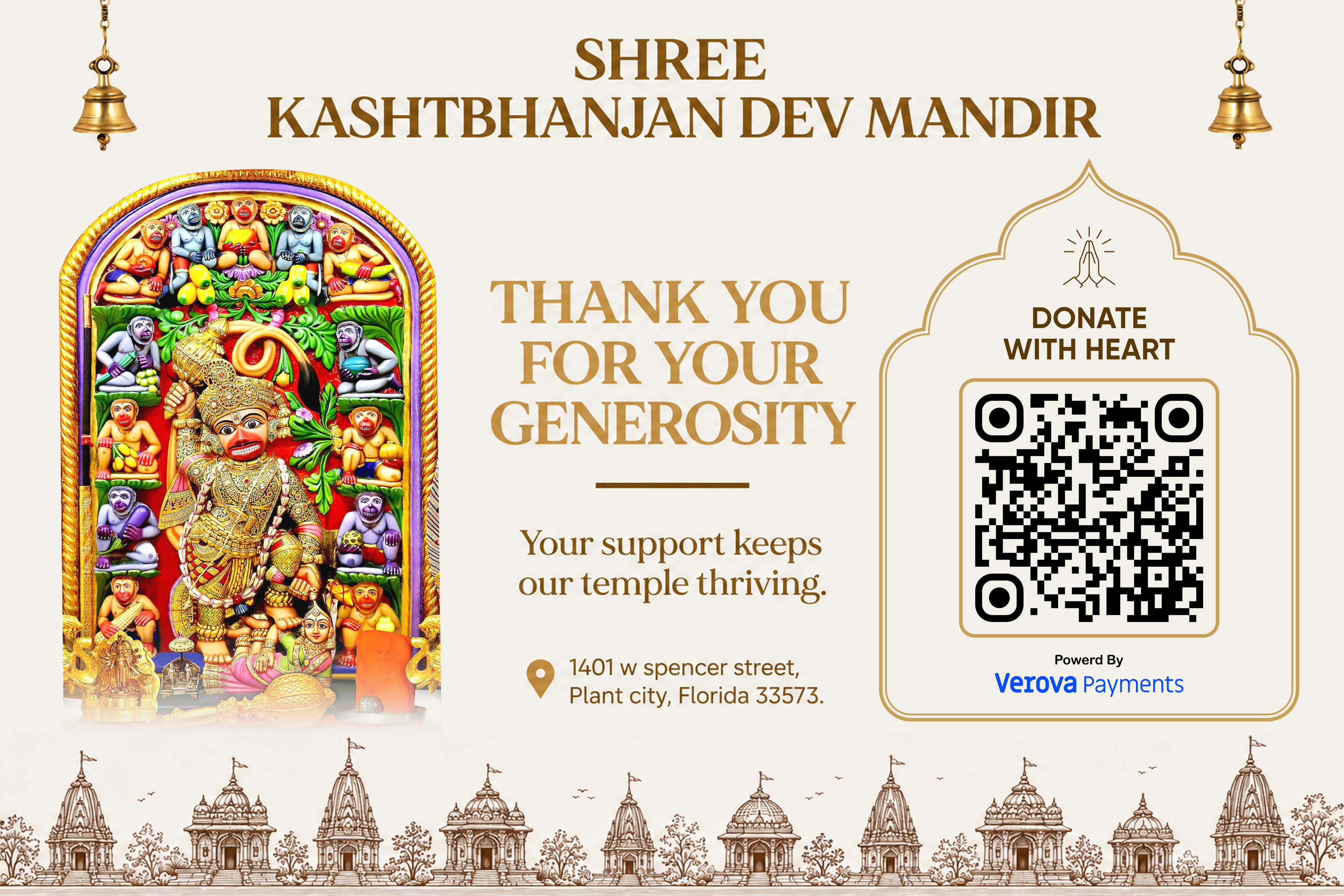 Shree Kashtbhanjan Dev Mandir donation information